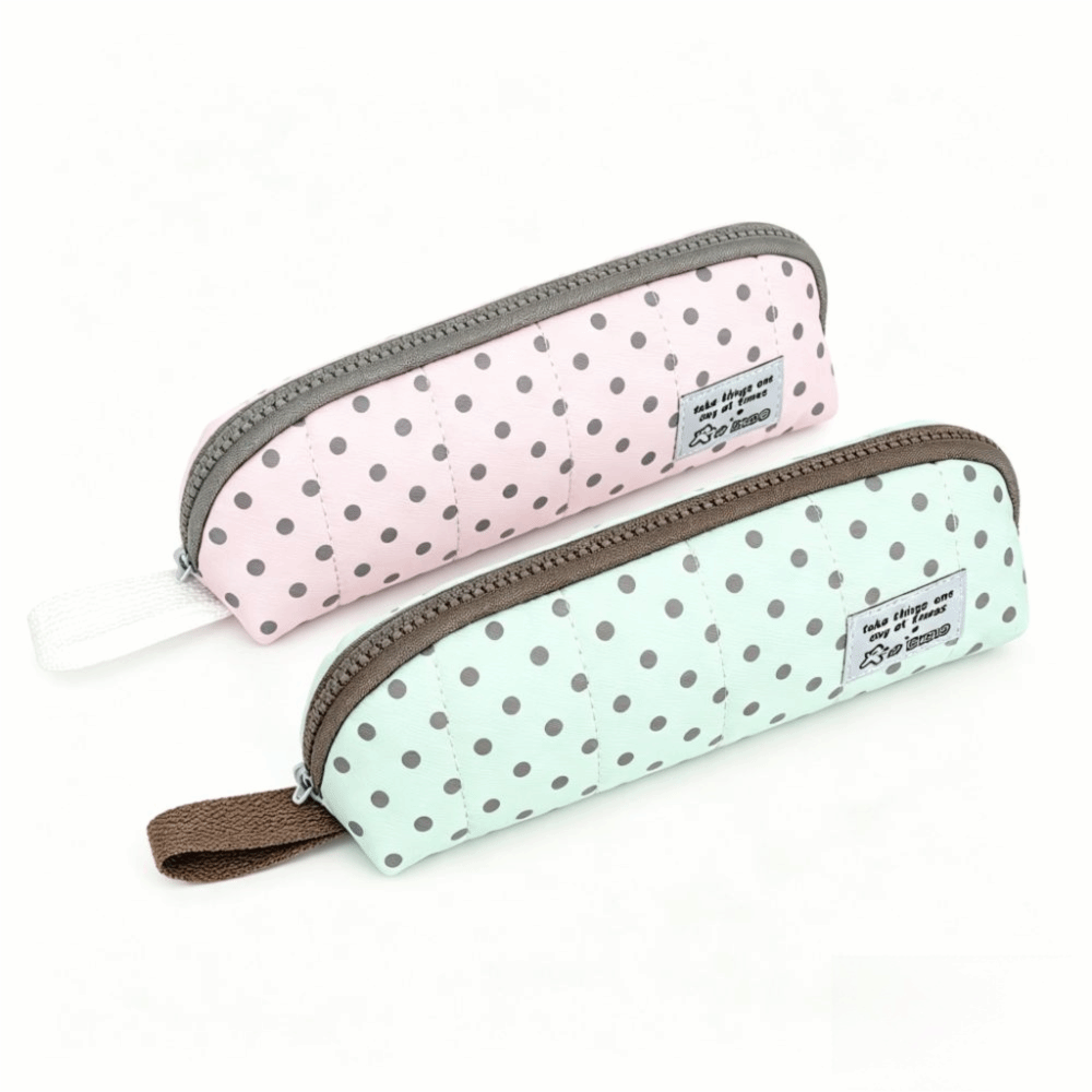 Astuccio a pois dal design ele - Aesthetic Large Pencil Case Pouch recensione e prezzo