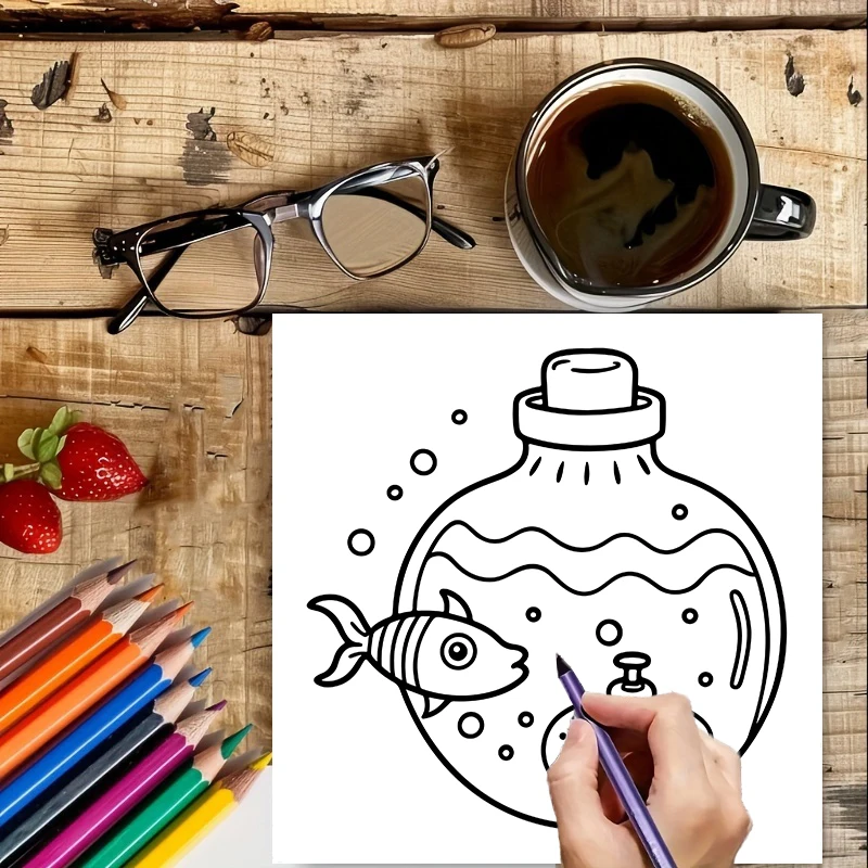 Libro da Colorare in Barattolo - School Supplies recensione e prezzo