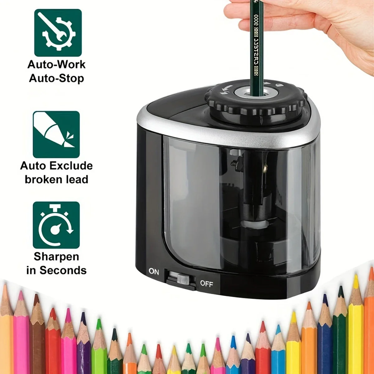 Temperamatite automatico da ta - Electric Pencil Sharpener Usb recensione e prezzo