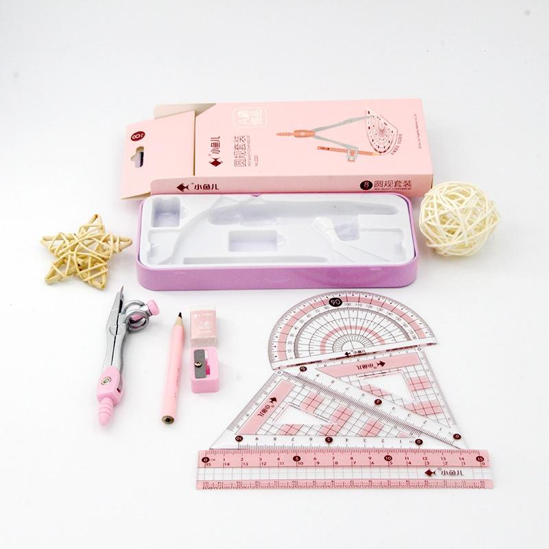 Set da 8 pezzi per disegnare f - Math Geometry Set With Compass recensione e prezzo