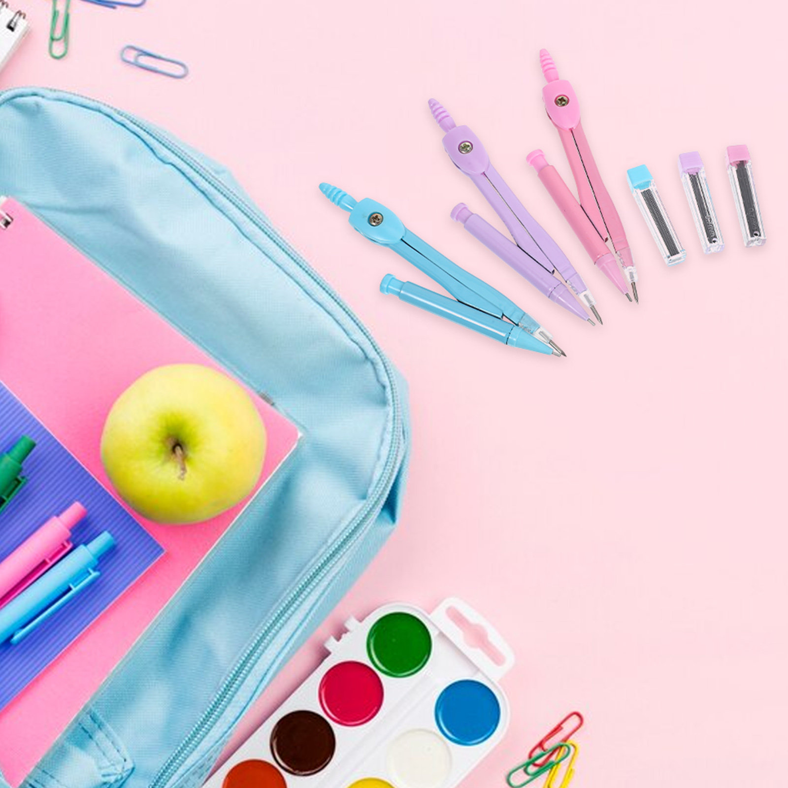 Compasso da disegno, strumento - Math Geometry Set With Compass recensione e prezzo